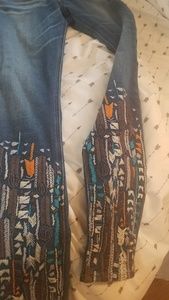 Embroidered jeans